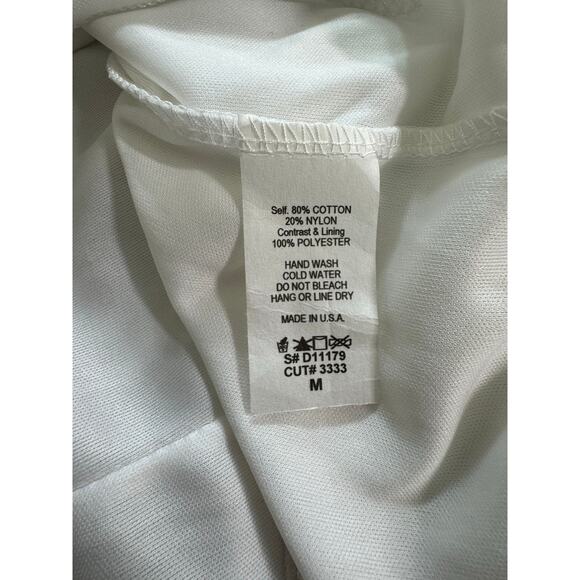 NWT Pixi + Ivy White and Black Dress with Lace Detailed Top Medium 3/4 Sleeve - Picture 10 of 16